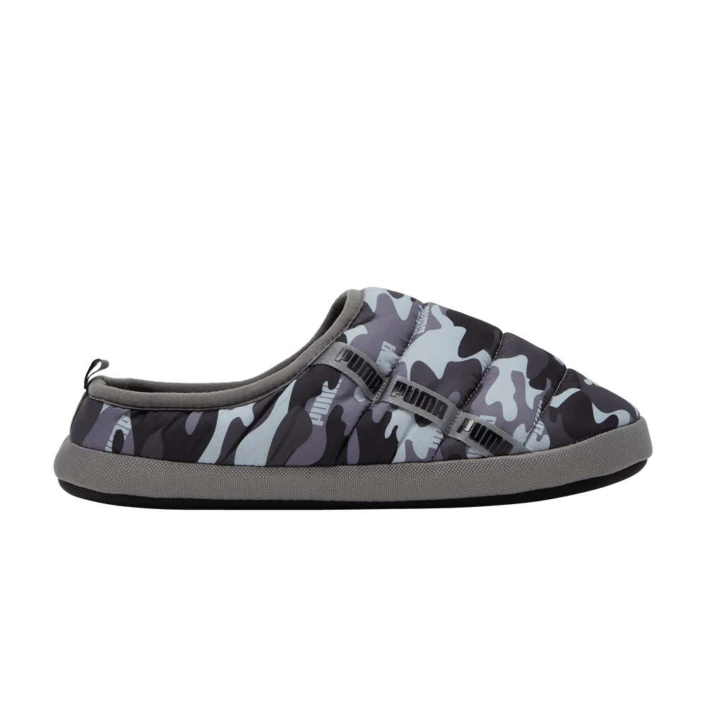 Puma-Scuff-Slippers-Camo-Black