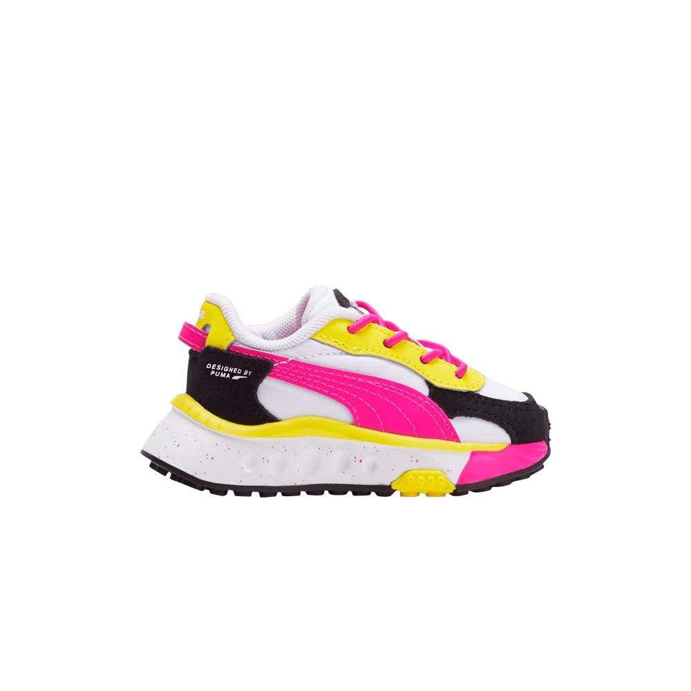 Кроссовки Puma Wild Rider Toddler 'Rollin' - Pink Glow Yellow'
