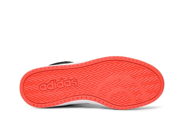 Кроссовки Adidas Hoops 2.0 Mid J 'Black Hi-Res Red'