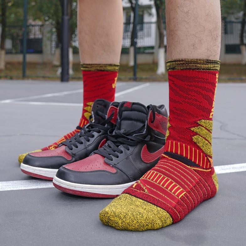 Спортивные носки Ehot Spalding Tiger Year Red Crew Socks