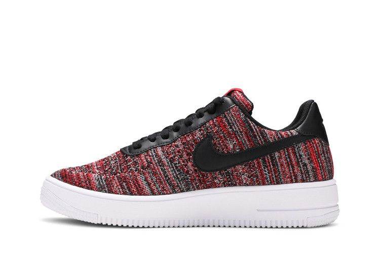 Кроссовки Nike Air Force 1 Flyknit 2.0 'University Red Black'