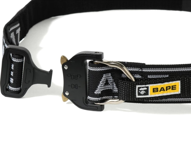 Ремень BAPE Logo Belt Black