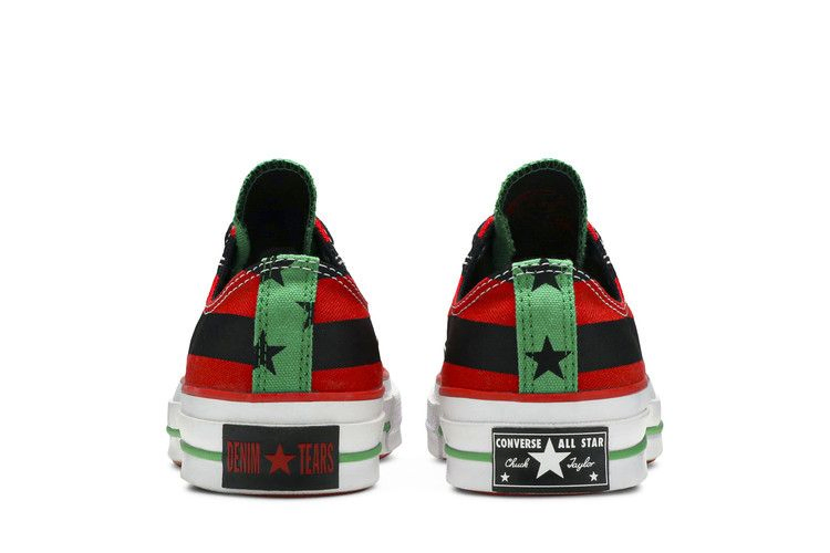 Кроссовки Denim Tears x Converse Chuck 70 Low 'Pan-African Flag'