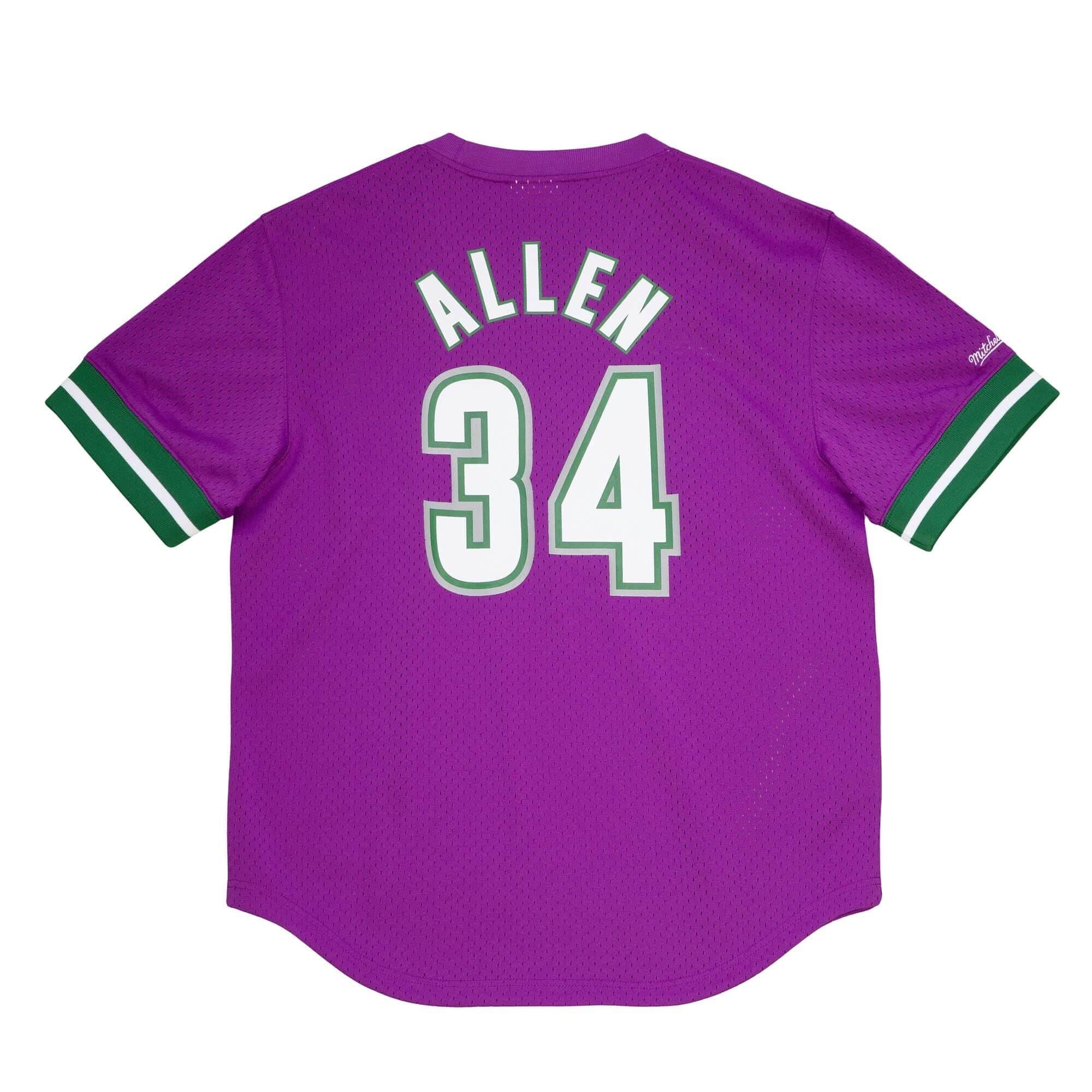 Футболка Mitchell & Ness Mesh N&N Crew Milwaukee Bucks 2000-01 Ray Allen