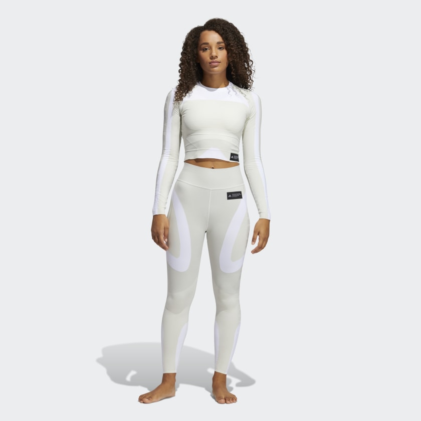 Тайтсы adidas Pharrell Williams 18GG Women's Base Tights White
