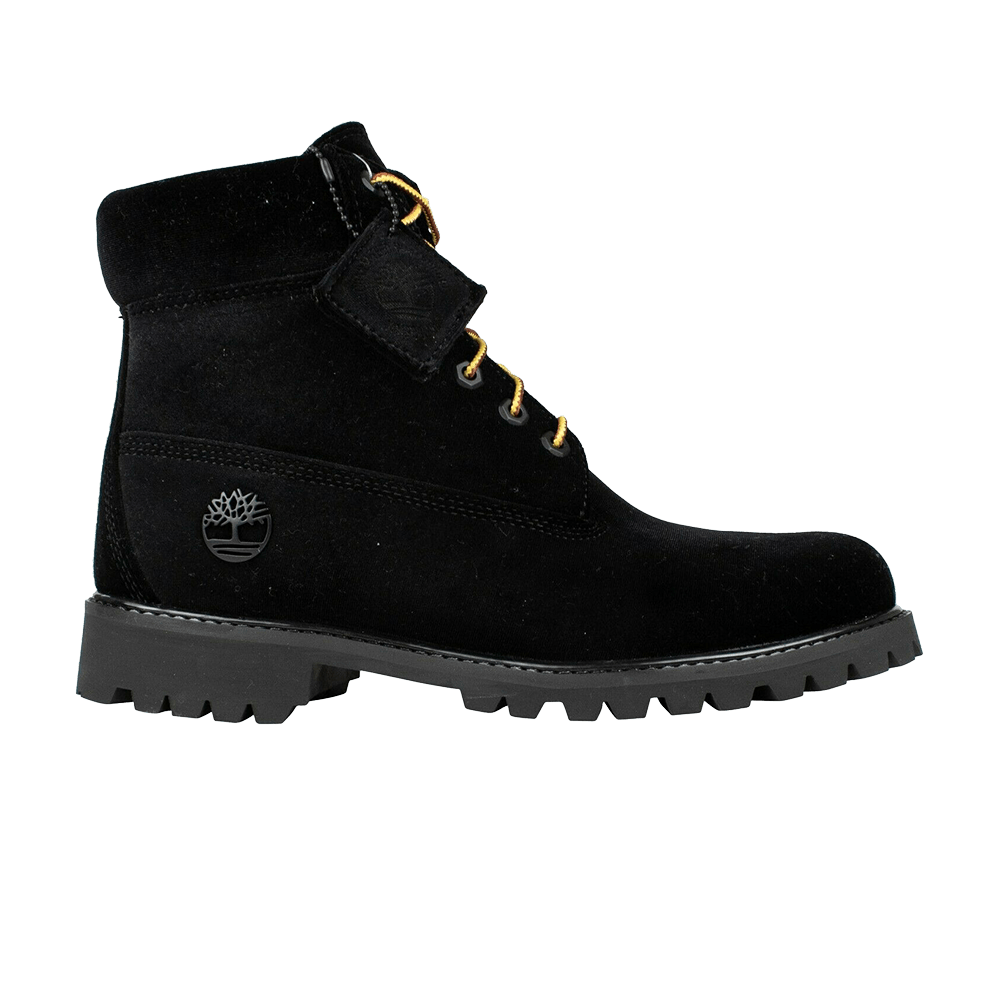 Off-White Timberland X OFF WHITE Velvet Boots 'Black'