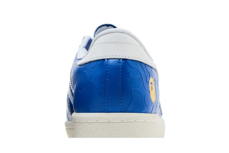 Кроссовки BAPE x adidas Superstar Vintage 'Blue White'