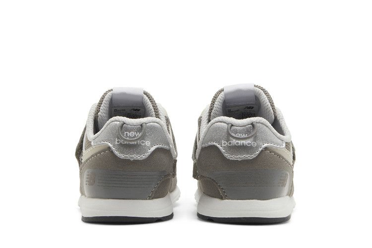 Кроссовки New Balance 574 New-B Hook & Loop Toddler Wide 'Rain Cloud Silver Metallic'