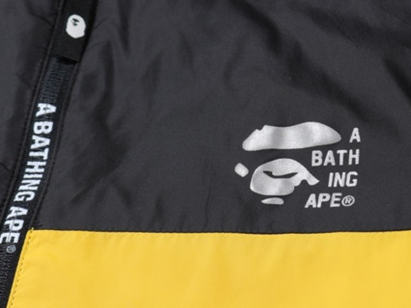 Куртка с капюшоном BAPE 2tone Hoodie Jacket Yellow
