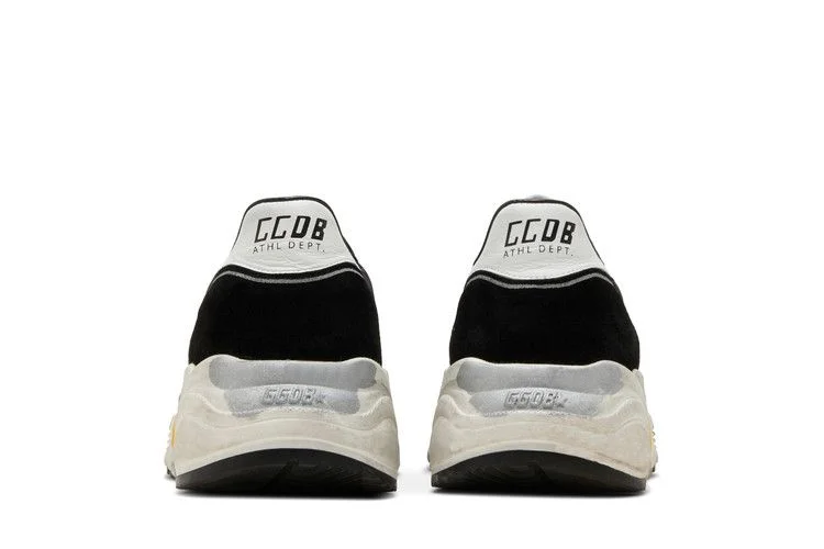 Кроссовки Golden Goose Running Sole 'Black Silver'