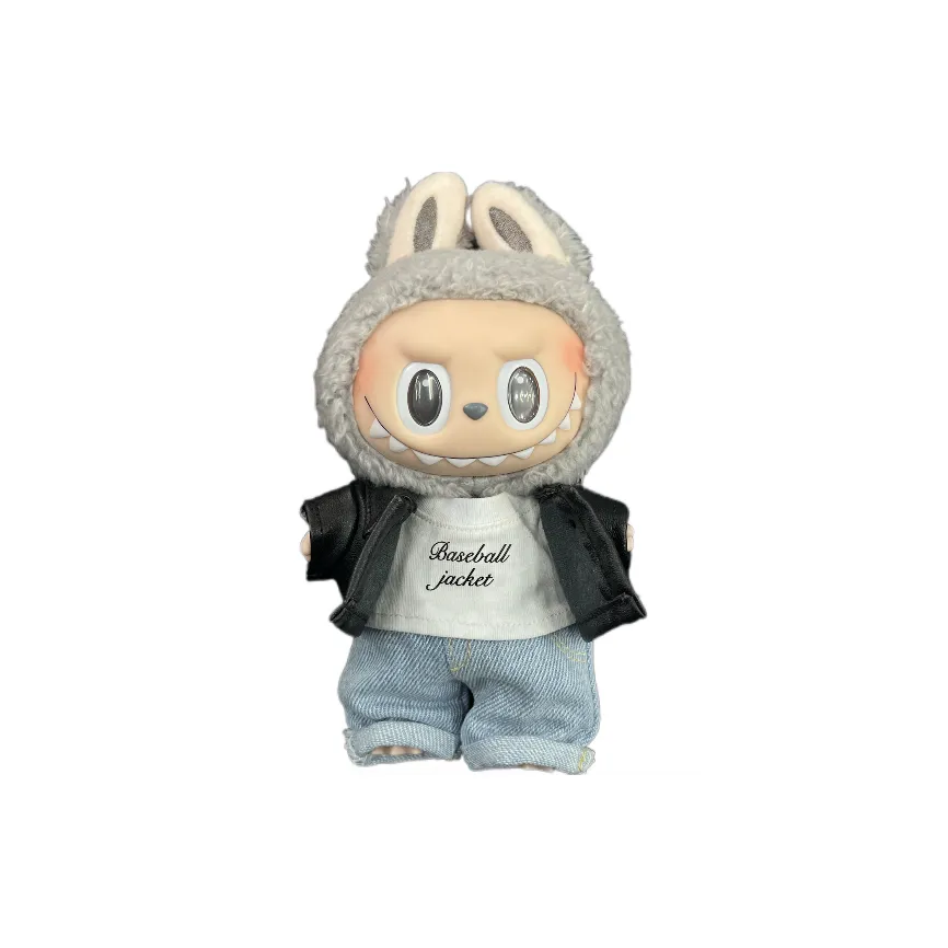 Виниловая фигурка POP MART LABUBU Sesame Bean Biker Boy – Vinyl 1.0