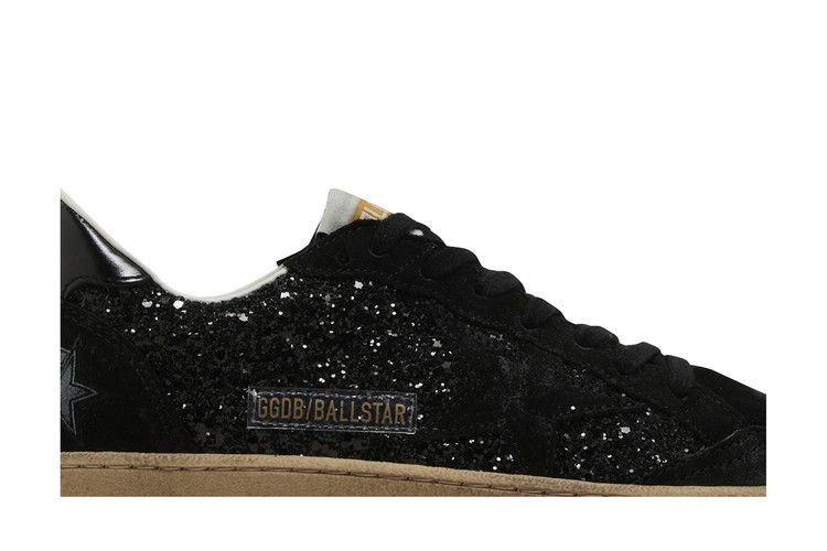 Кроссовки Golden Goose Wmns Ball Star 'Black Glitter'