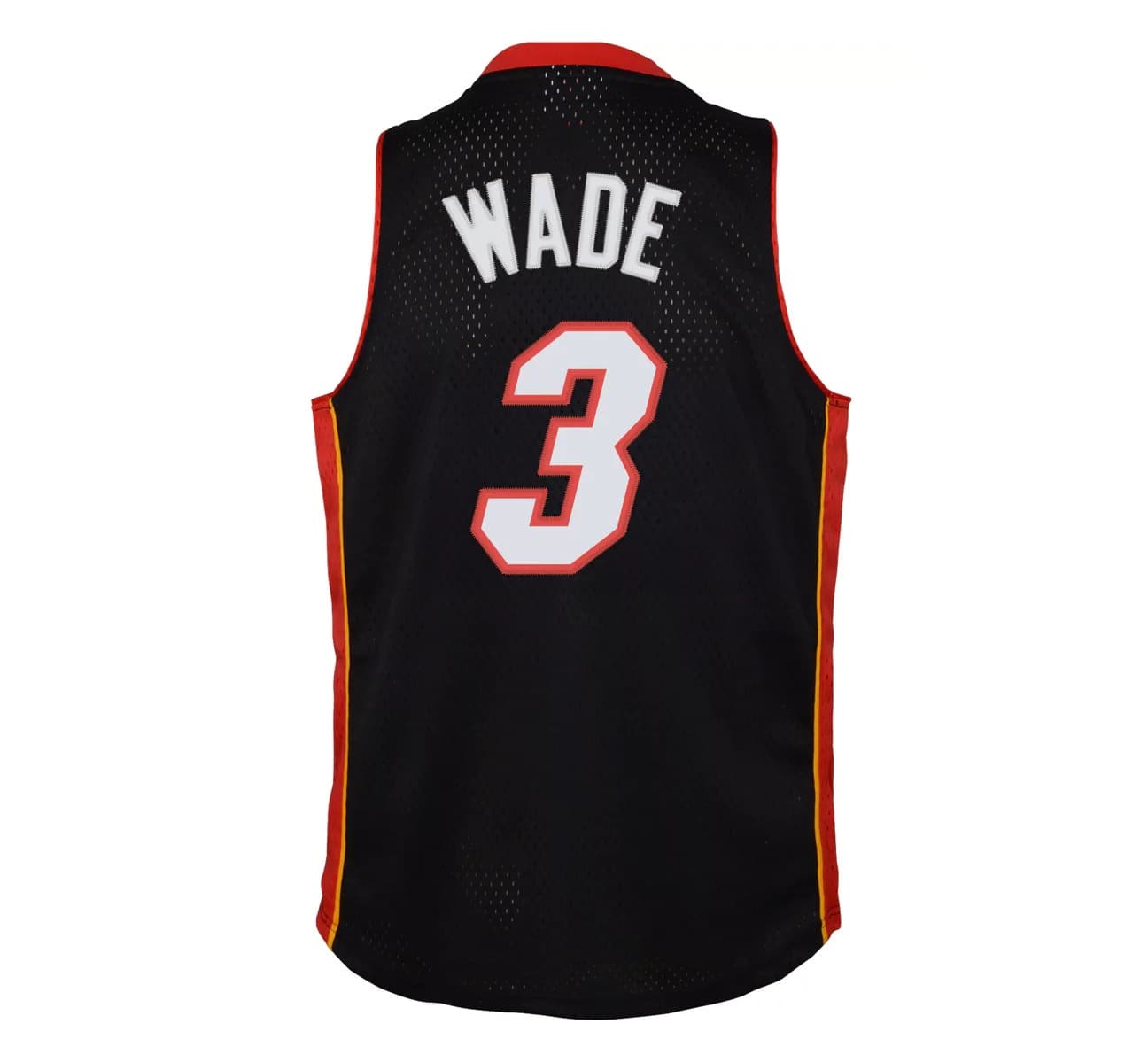 Баскетбольная джерси 2012-13 Miami Heat Dwyane Wade #3 Youth Swingman Hardwood Classics Black Jersey
