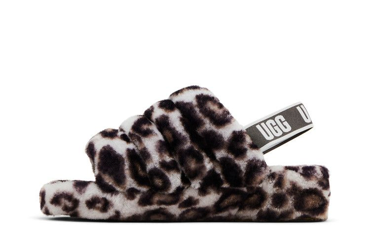 Кроссовки UGG Wmns Fluff Yeah Slide 'Panther Print - Stormy Grey'