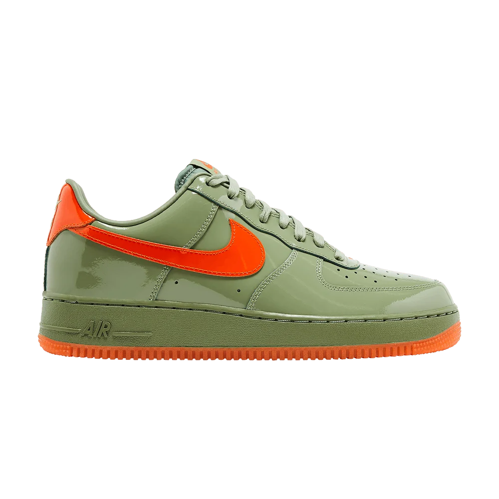 Кроссовки Nike Air Force 1 Low '07 Premium 'Oil Green Safety Orange'