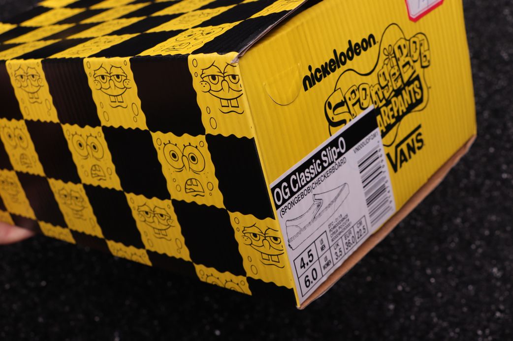 Кроссовки Vans OG Classic Slip-On LX Spongebob Yellow