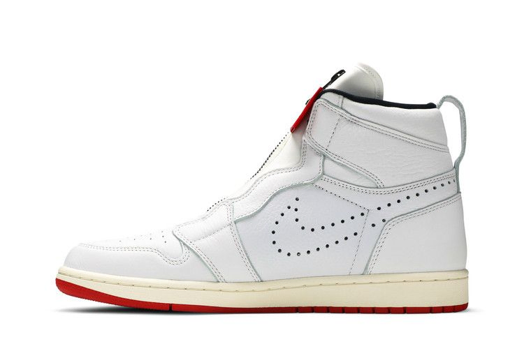 Кроссовки Air Jordan 1 Retro High Zip 'White University Red'
