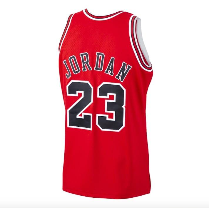 Баскетбольная джерси 1997-98 Chicago Bulls #23 Michael Jordan Mitchell & Ness Authentic Red Jersey
