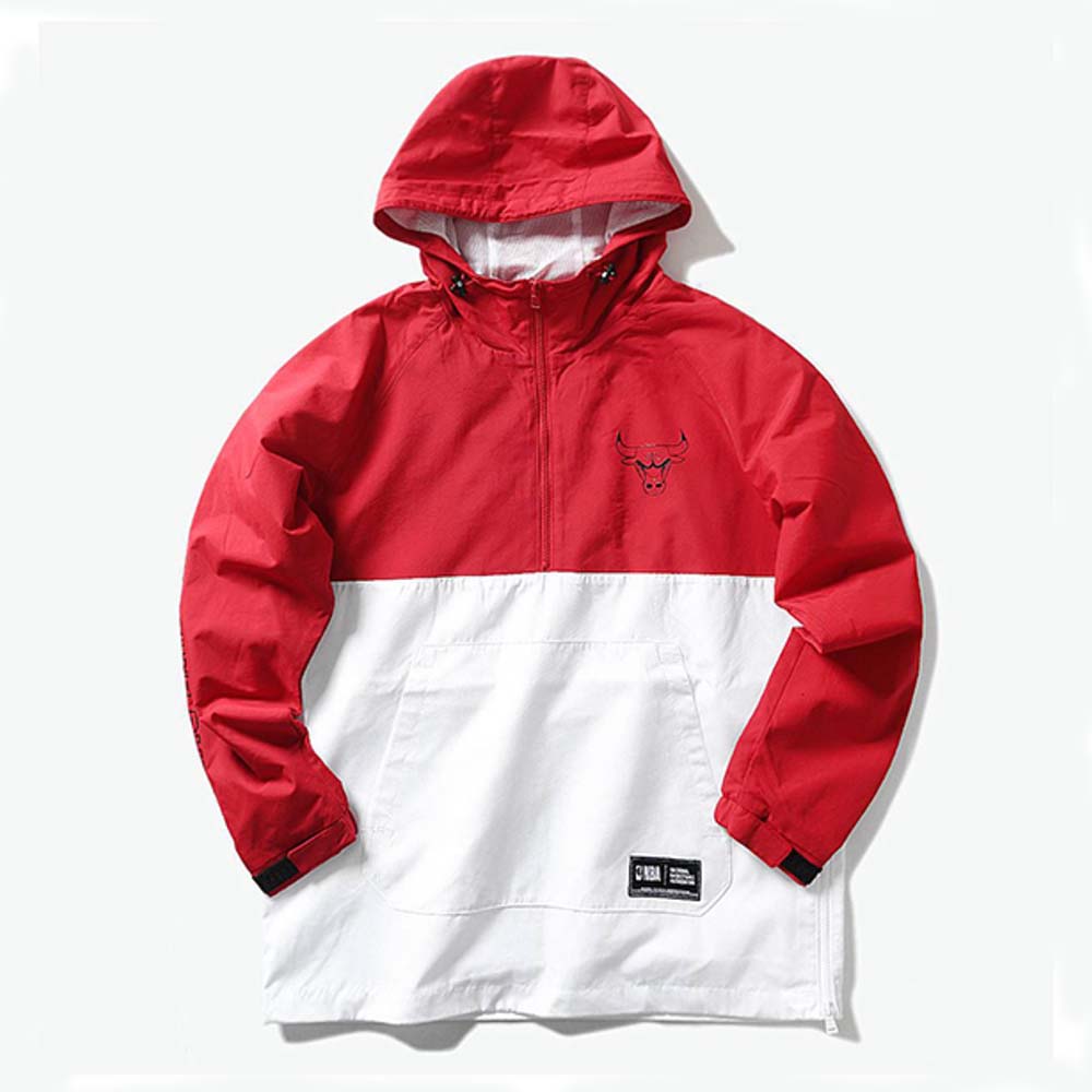 Анорак 2020 Chicago Bulls Red White Anorak Mens