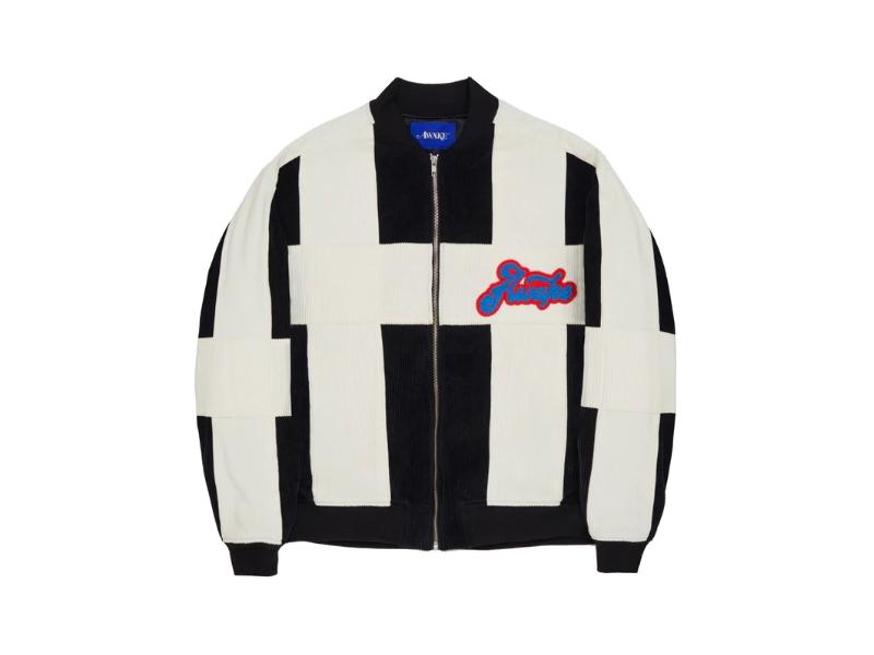 Куртка Awake Chenille Patch Corduroy Logo Jacket Black