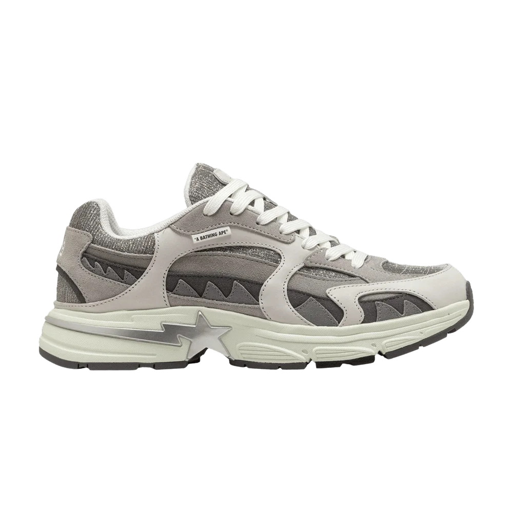Krossovki-BAPE-Wmns-Shark-Sta-1-Silver