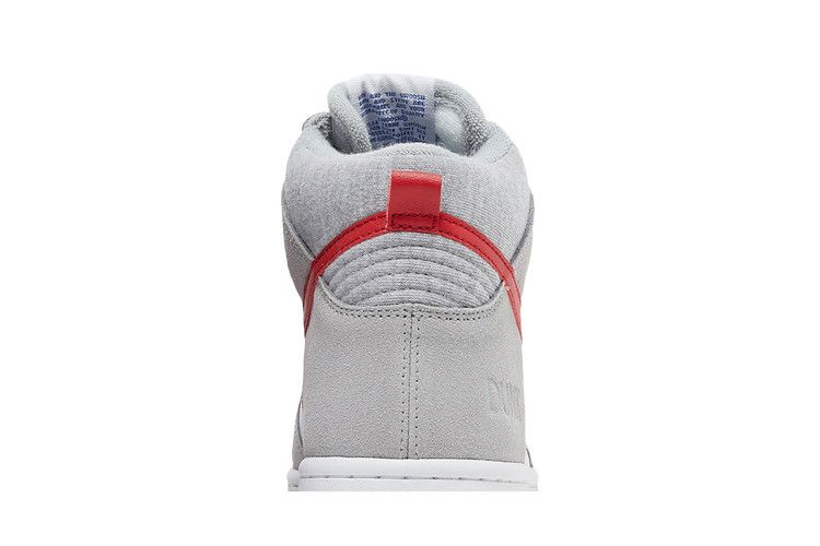 Кроссовки Nike Dunk High SE GS 'Athletic Club - Light Smoke Grey Gym Red'