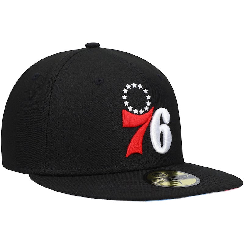 Mens-New-Era-Black-Philadelphia-76ers-Team-Wordmark-59FIFTY-Fitted-Hat-3