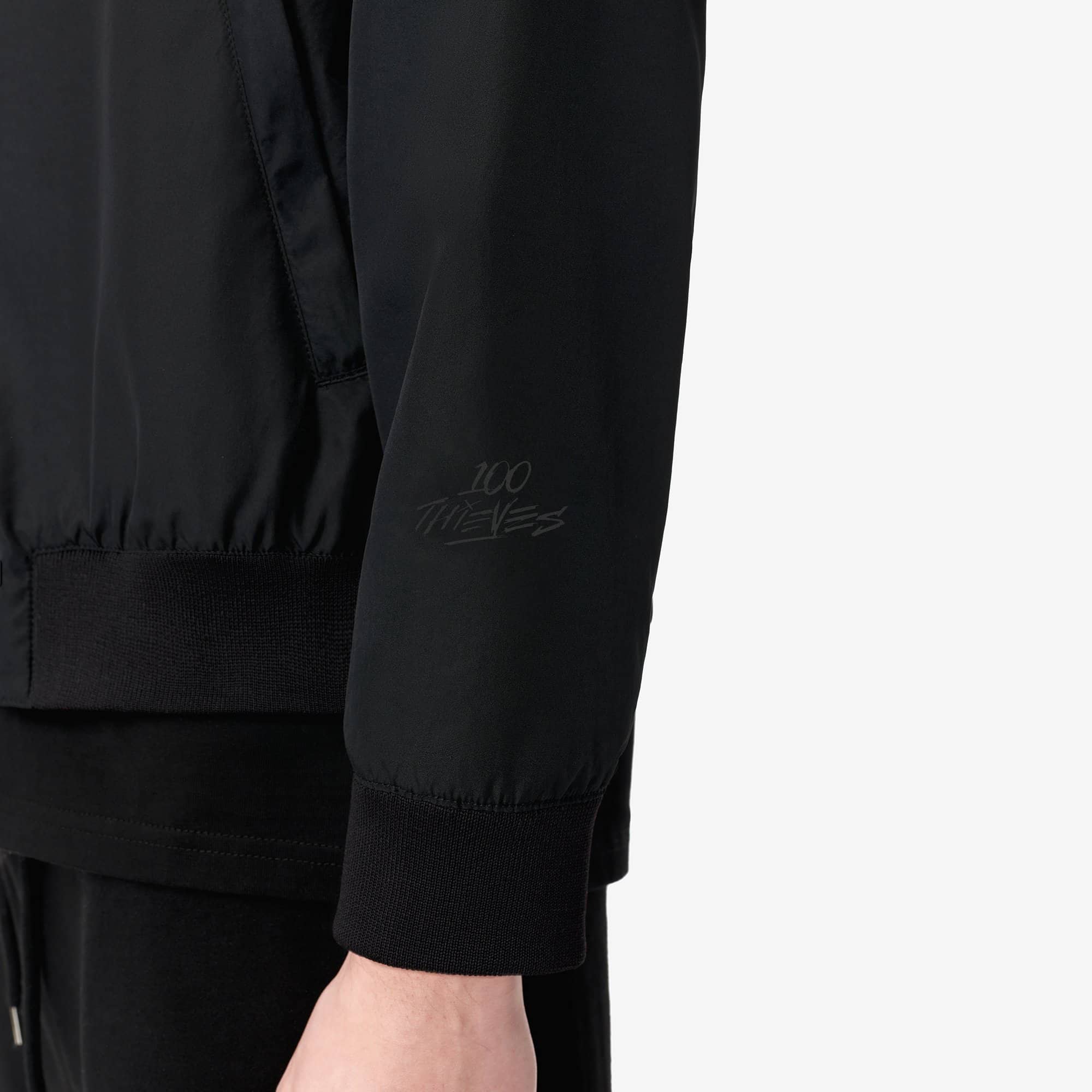 Бомбер 100 Thieves Numbers Bomber Jacket Black