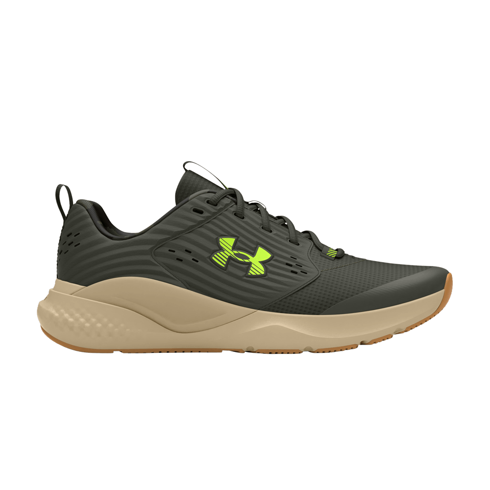 Кроссовки Under Armour Charged Commit 4 Camo 'Baroque Green High Vis Yellow'