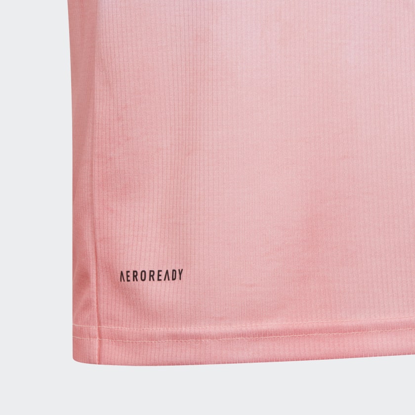Баскетбольная футболка adidas Juventus Human Race Kids Jersey Glow Pink/Black