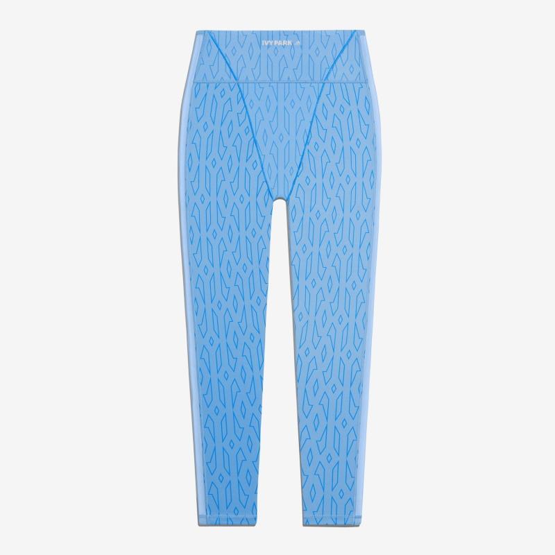 Тайтсы adidas Ivy Park Mesh Monogram Tights Light Blue/Bright Blue