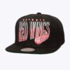 Mitchell-Ness-Black-Detroit-Red-Wings-Line-Work-Snapback-Vintage-Hockey-OG-Snapback-Hat-100x100