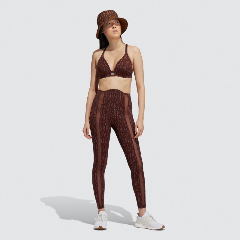Спортивный топ adidas Ivy Park Low-Support Triangle Bra Wild Brown/Night Red