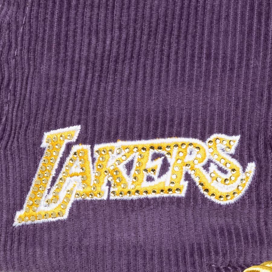 Бейсболка Mitchell & Ness x DANNIJO Purple Los Angeles Lakers Snapback Hat