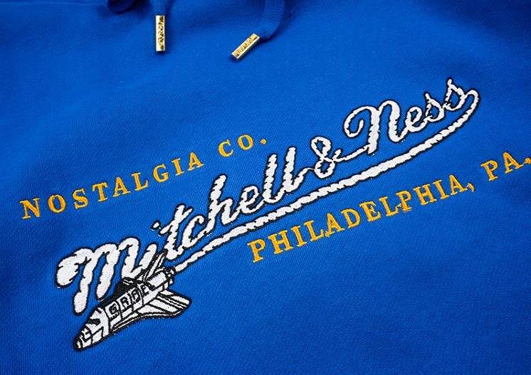 Худи GRAF&WU x Mitchell & Ness Blue Hoodie