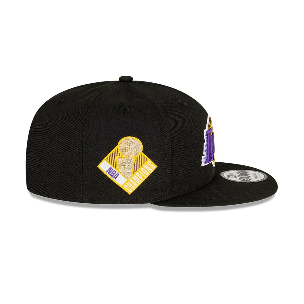 Бейсболка New Era Los Angeles Lakers Champs 9FIFTY NBA Snapback Hat