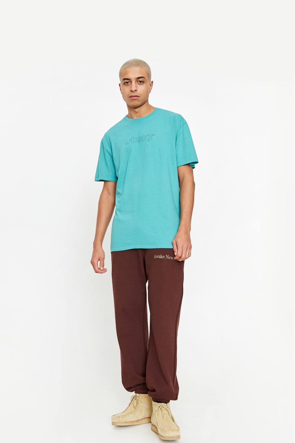 Футболка Awake Classic Outline Logo T-shirt Teal