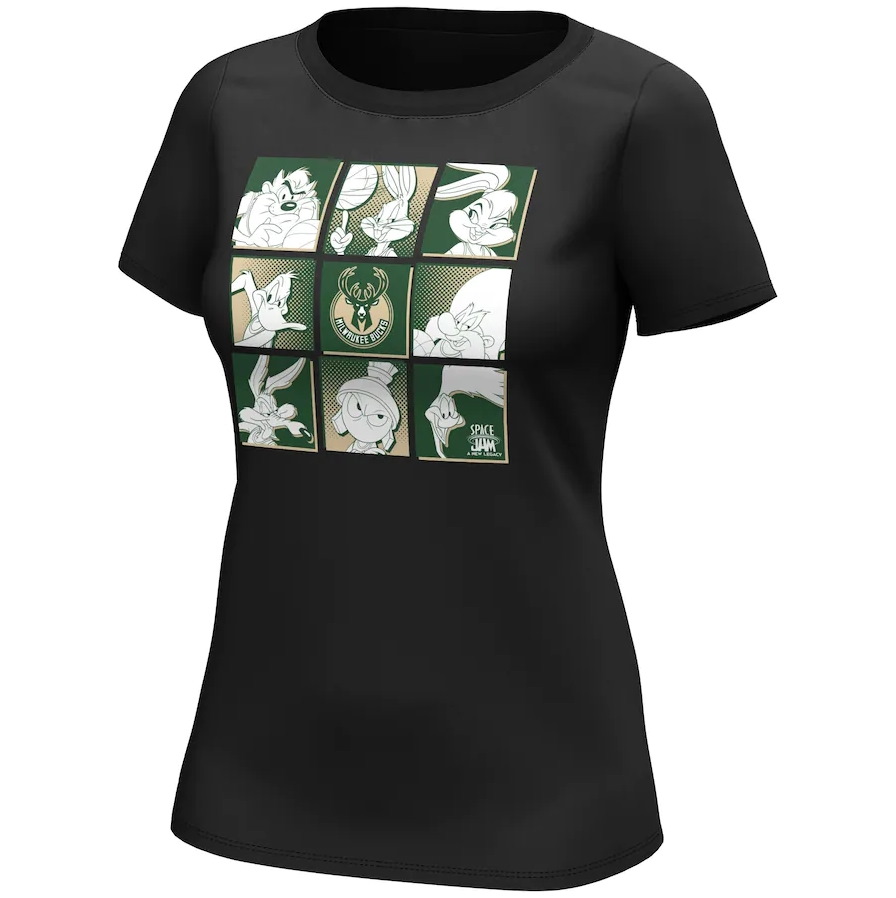 Футболка Milwaukee Bucks Fanatics Branded Space Jam Tune Squad T-Shirt – Womens