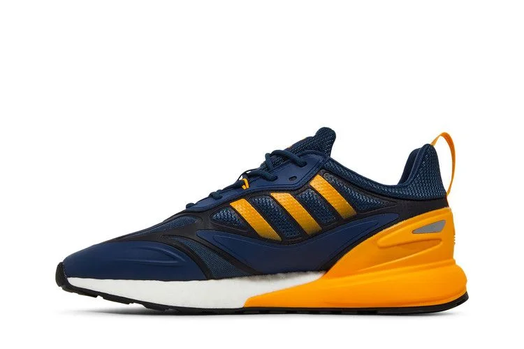 Кроссовки Adidas ZX 2K Boost 2.0 'Crew Blue Semi Solar Gold'