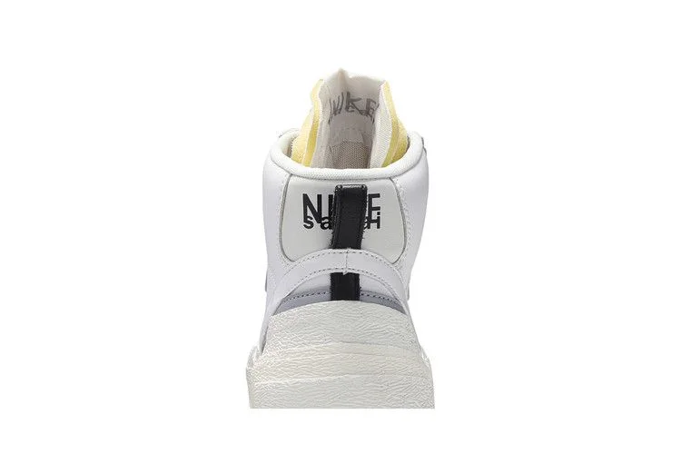 Кроссовки sacai x Nike Blazer Mid 'White Grey'