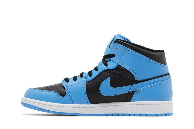 Кроссовки Air Jordan 1 Mid 'University Blue Black'