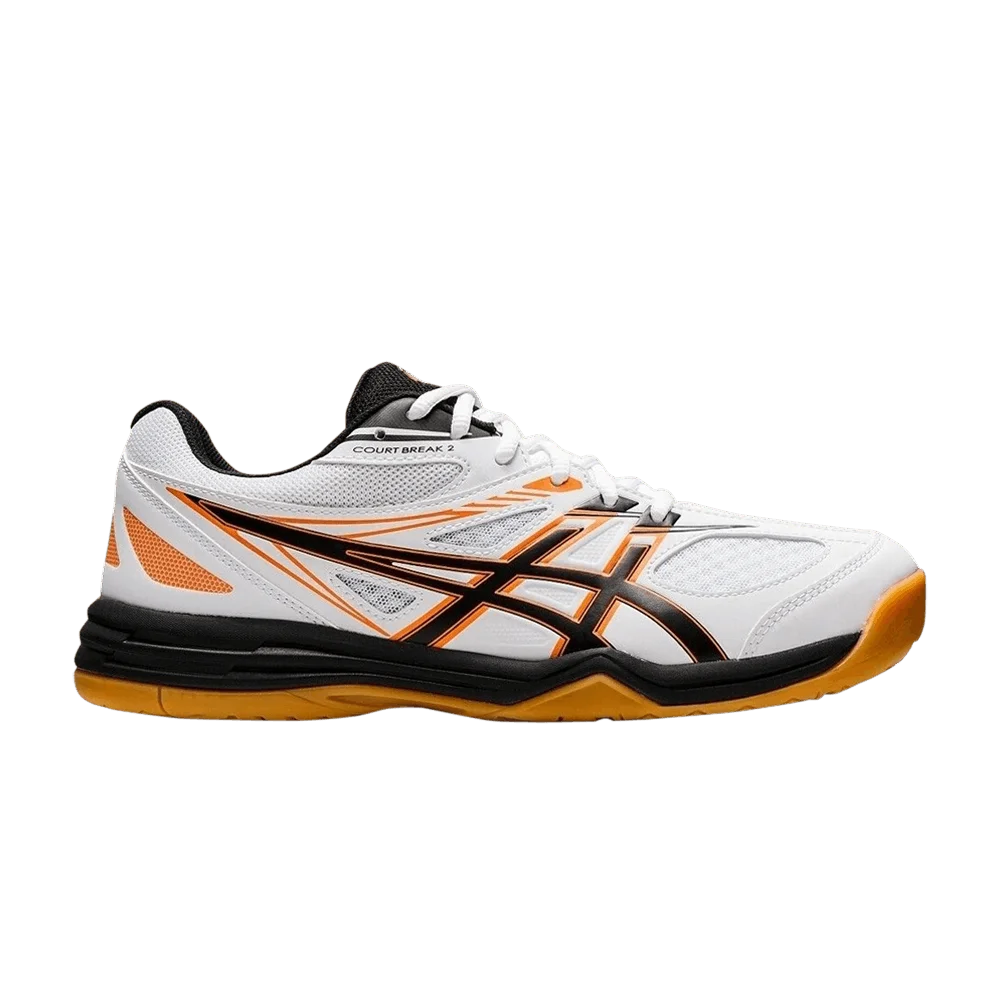 Кроссовки Asics Court Break 2 'White Black Orange'