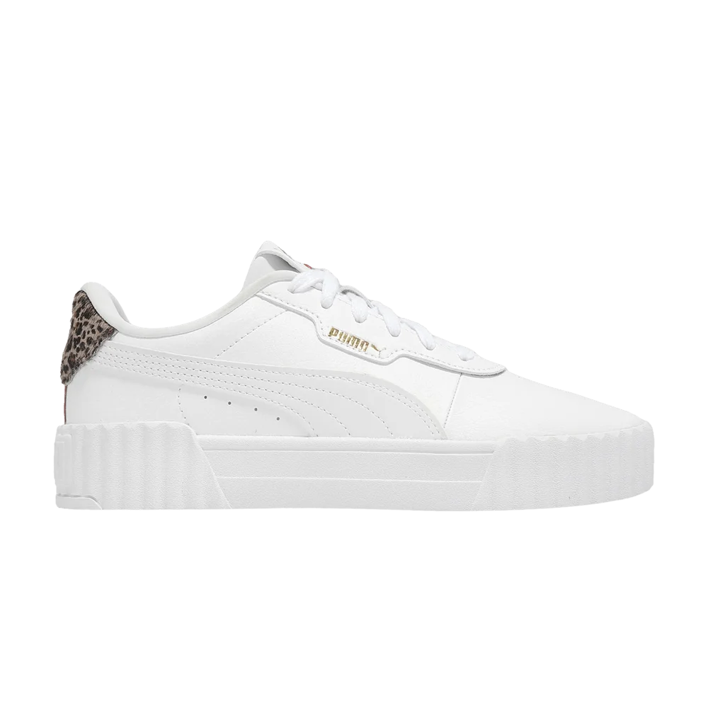 Krossovki-Puma-Wmns-Carina-3.0-Animal-Flair-White