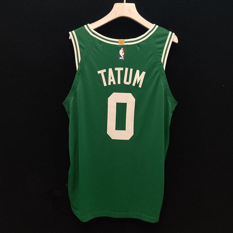 Баскетбольная джерси 2019-20 Boston Celtics Nike Green Authentic Custom Icon Edition