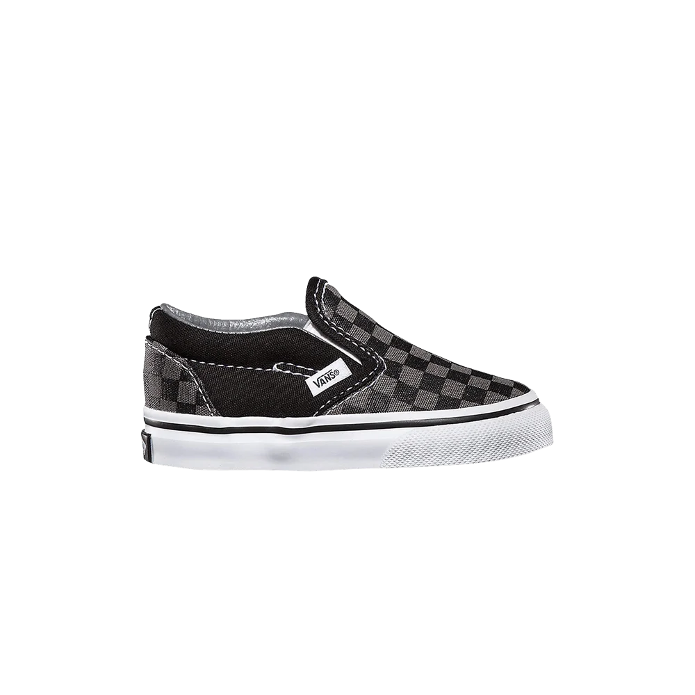 Krossovki-Vans-Classic-Slip-On-Toddler-Pewter-Cherkboard