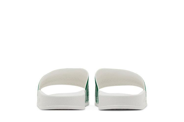 adidas Adilette Slides 'Green White'
