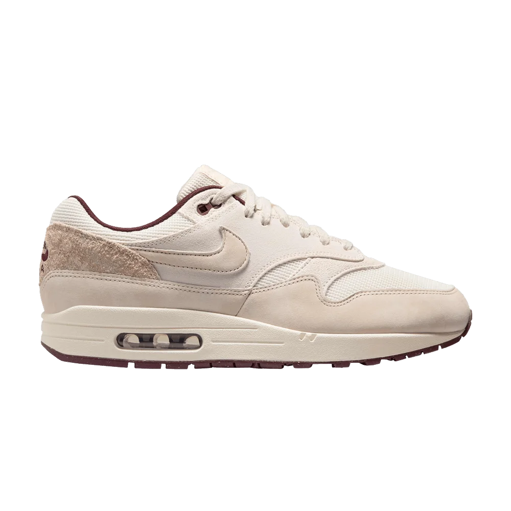 Кроссовки Nike Air Max 1 'Light Orewood Brown Burgundy Crush'