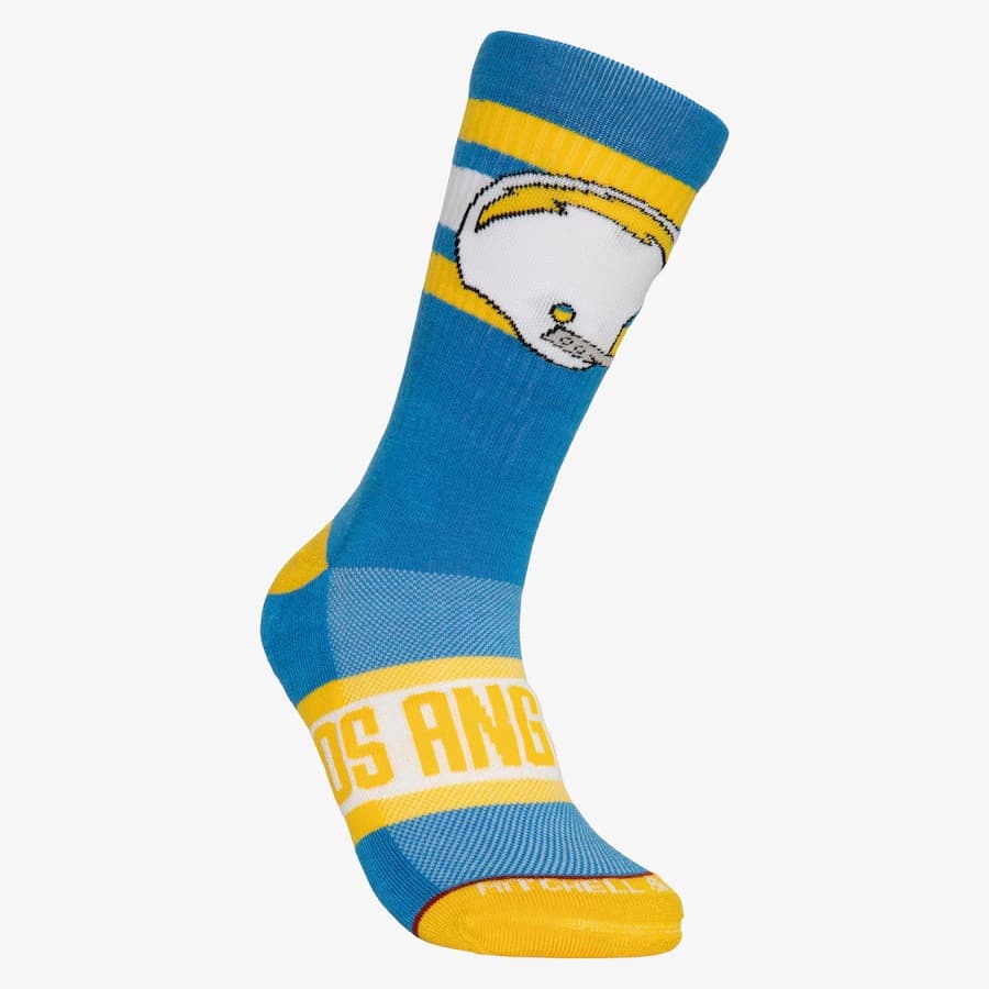 Спортивные носки Mitchell & Ness Los Angeles Chargers Hail Mary Crew Socks