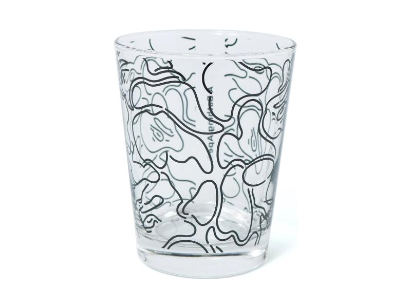 Стеклянный стакан BAPE ABC Neon Glass Cups Clear