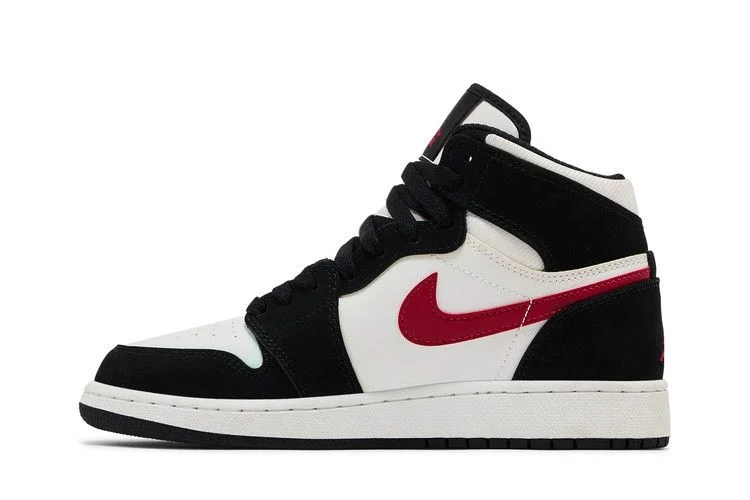 Кроссовки Air Jordan 1 Retro High BG 'Black Red White'